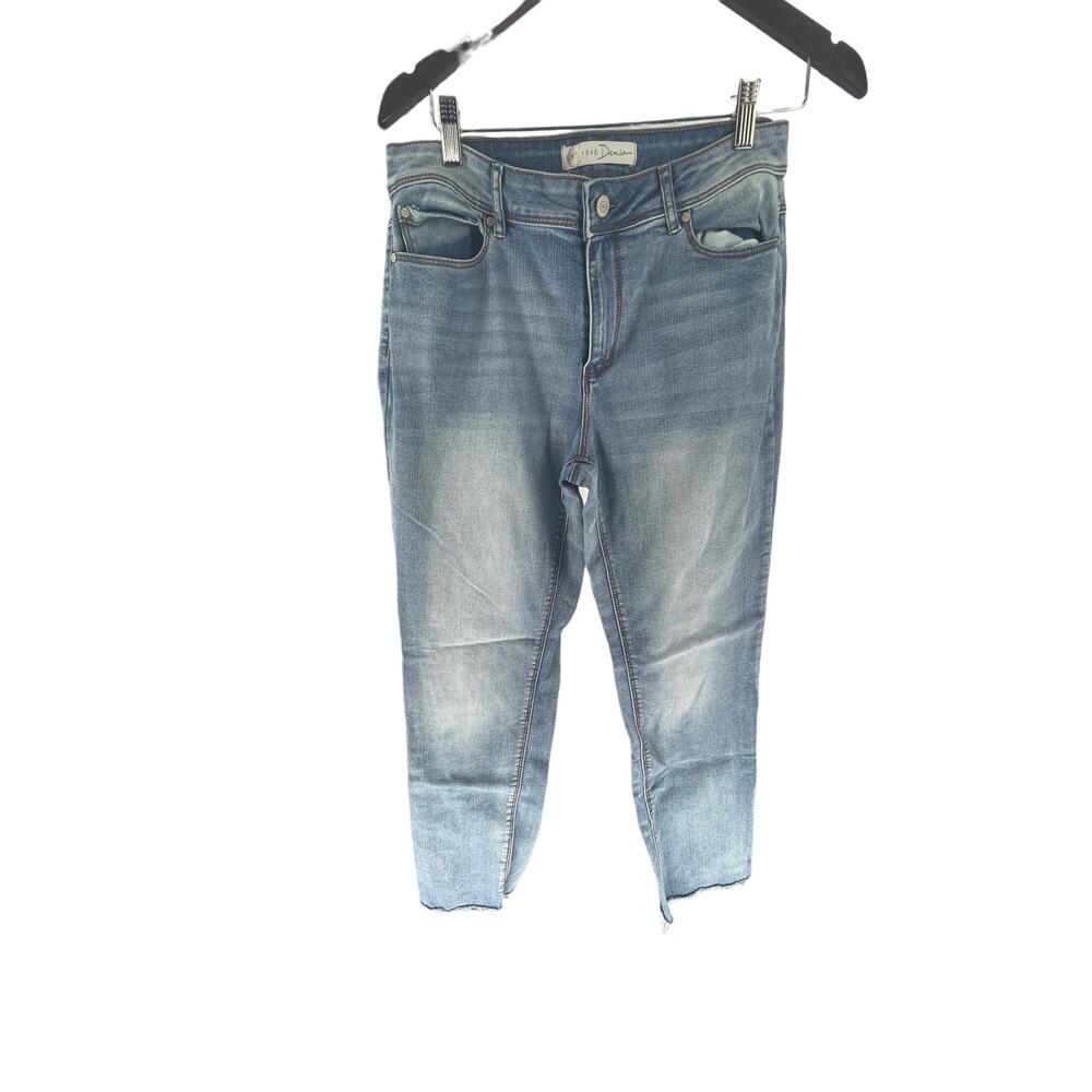 C Est 1964 Denim Light Wash Blue Hi-Rise Skinny Jeans Women's Size 10